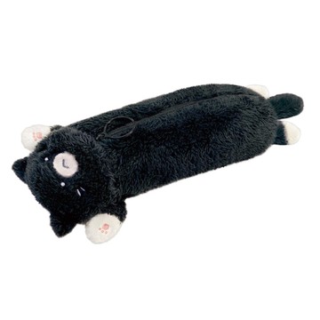 Q-LiA 瘋狂貓筆袋-黑