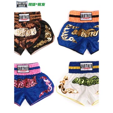 泰拳短褲搏擊拳擊短褲ufc散打褲武術服男女訓練格斗mma運動潮短褲