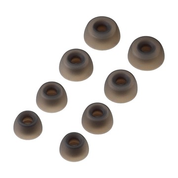 audio-technica 鐵三角 交換用耳塞 原廠保固 XS  ER-TW1  透明黑  1個