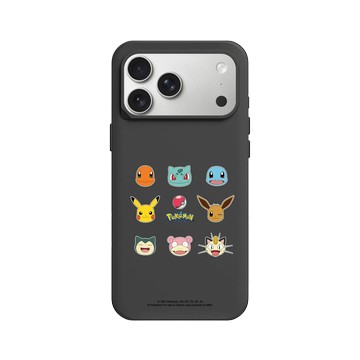 iPhone 17 Pro Max SolidX 黑 - 寶可夢 Pokemon - Sticker-寶可夢們
