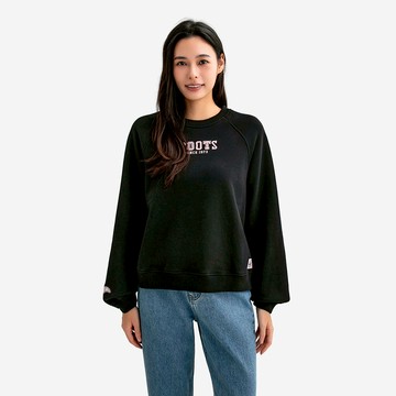 Roots女裝- ROOTS CANADA 圓領上衣  (黑)