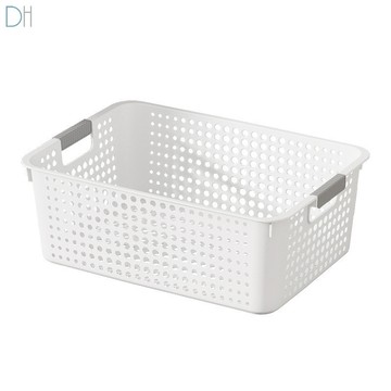 【現貨】零食玩具收納箱收納盒桌面籃子衣櫃收納筐雜物廚房整理盒儲物Dhome