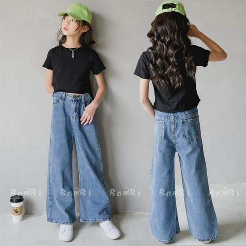 デニムパンツ子供ウォッシュ女の子デニムパンツキッズジーンズボトムス子供服長ズボン春夏新作キッズ服 通販 Lineポイント最大0 5 Get Lineショッピング