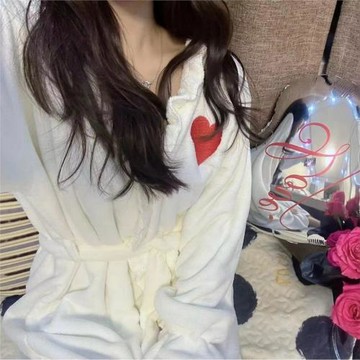 浴巾女家用比純棉全棉吸水浴裙大人浴衣睡袍裹巾成人浴袍珊瑚刺繡