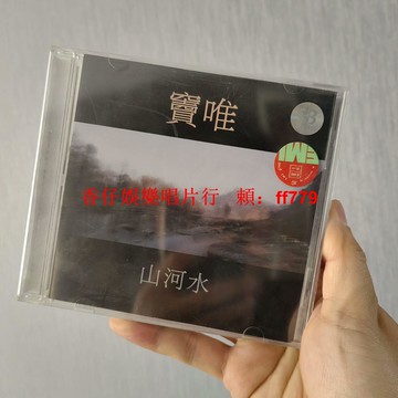 竇唯 山河水 CD 正版全新未拆 錯版限量絕版收藏 上海聲像經典專輯 華語搖滾音樂光碟
