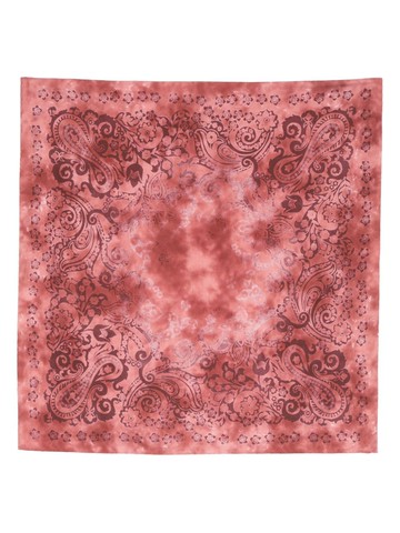 Destin - Sens tie-dye print scarf - men - Silk - One Size - Pink
