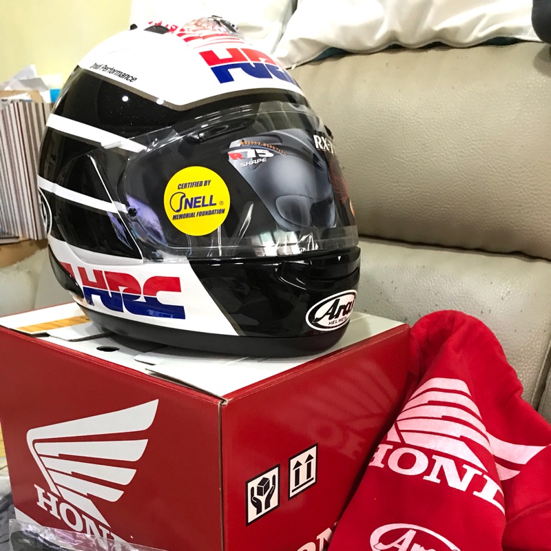 Arai RX-7X 限量款SNELL HONDA 配色RX7X HRC 本田聯名款HRC 全罩安全帽