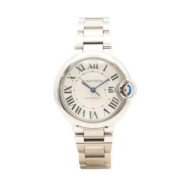 Cartier 卡地亞 Ballon Bleu de Cartier 腕錶 銀色錶盤 不鏽鋼 【二手名牌BRAND OFF】