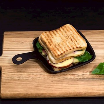 芬蘭 Maku Kitchen Life 單人鑄鐵煎烤盤/14cm/適用各種爐具