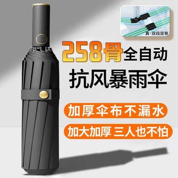 🚀桃園發出🚀 全自動雨傘24骨大傘大量批發折疊男女士防曬遮陽晴雨傘定製廣告傘