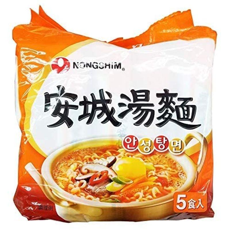 農心 安城湯麺（アンソンタンメン） 1パック（125g×5袋入り）