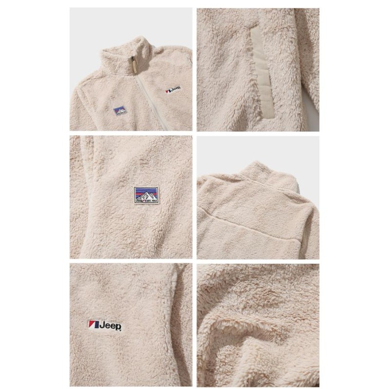 Jeep ジープ フリース ジャケット Rainbow Polar Fleece Jip-Up