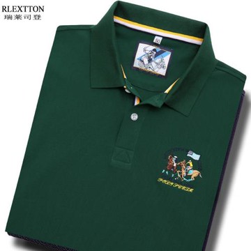 潮牌短袖翻領T恤男裝正品休閑高檔刺繡POLO衫T純棉半袖上衣夏季薄