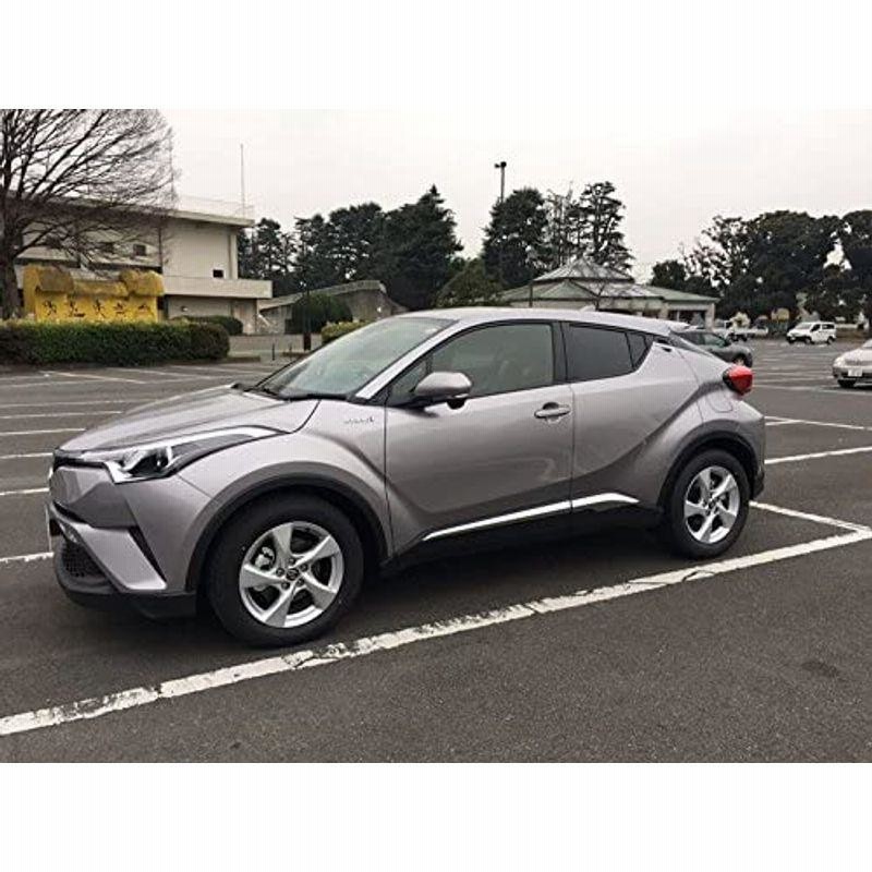 RUIQ トヨタ C-HR 専用 外装 クロームメッキ サイド ドア アンダー