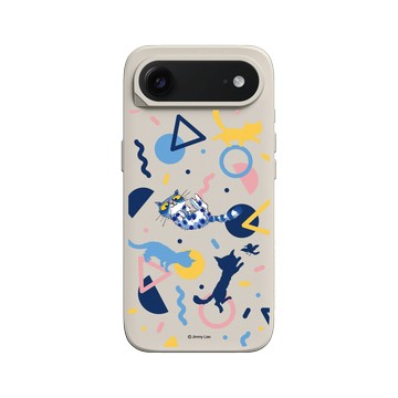 iPhone Air SolidX 貝殼灰 - 幾米 Jimmy Liao - 遺失了一隻貓-調皮