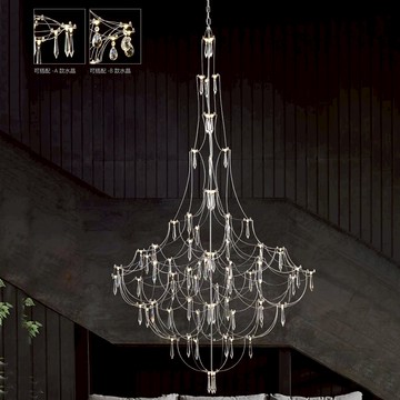 78W水晶遙控吊燈 C18-47-20561