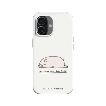 iPhone 17 SolidX 白 - ilovedoodle (Lim Heng Swee) - Missing You Pig Time 豬
