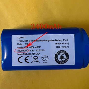 適用科沃斯掃地機器人電池LG 18650 B4-2600*4S電池全新 2600mAh