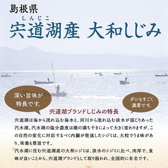 宍道湖産冷凍砂抜き大和しじみＭサイズ500g×2袋