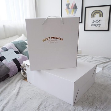 禮盒專拍鏈接 毛毯包裝盒子 單拍不賣