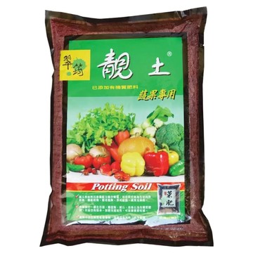 翠筠 靚土 蔬果專用 有機質栽培介質  6L  1件