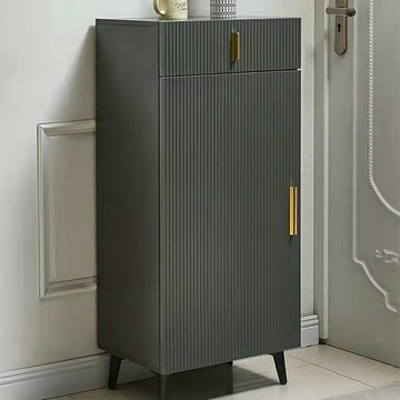 鞋柜家用門口簡約現代單開門入戶進門電梯口省空間儲物角柜陽臺柜 快速出貨