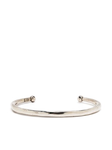 Gas Bijoux - Lino open cuff bracelet - men - Brass/Silver Plated Brass - One Size