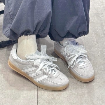 ADIDAS ORIGINALS GAZELLE 淺灰 麂皮 復古 焦糖底 JQ7008