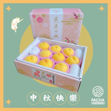 【帕查嬤嬤】 🇯🇵日本 山形縣 黃金桃 9玉禮盒🍑｜日本黃金水蜜桃禮盒