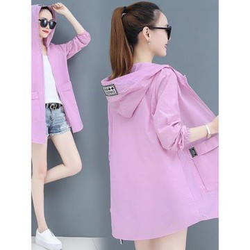 防曬衣女中長款2026夏季新款寬松大碼韓版防曬服防紫外線薄款外套