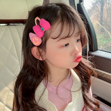 寶寶笑臉發夾女童可愛碎發卡小女孩劉海夾子頭飾兒童卡子發飾