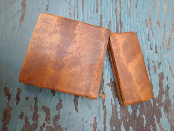 【台灣牛樟原木名片盒、證件盒】E