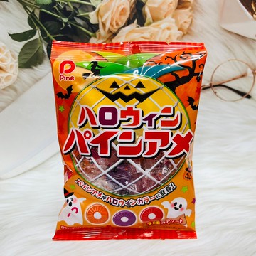 萬聖節??日本 PINE 派恩 三色鳳梨風味糖 鳳梨圈圈糖 圈圈糖 三色鳳梨糖