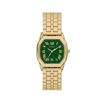 Harlow 永恆八芒復古羅馬數字女錶 金色不鏽鋼錶帶 27 MM ES5451