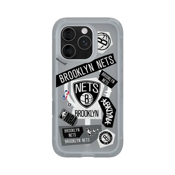 iPhone 16 Pro AirX 流變灰 - NBA - 拼貼系列-布魯克林籃網 Brooklyn Nets - Collage
