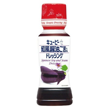 【江戶物語】 kewpie QP 和風醬油風味 沙拉醬  180ml 和風醬 芝麻醬 醬油 沾醬 配醬 日本原裝進口