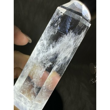遇見～白水晶柱 T162 藍針晶柱 藍針柱 天然水晶 招財淨化 淨化消磁 透料 白水晶 晶柱 激光料 白晶柱 晶王