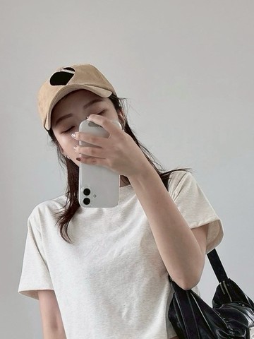 少女感穿搭必備★刺繡愛心絨布棒球帽 (正韓)