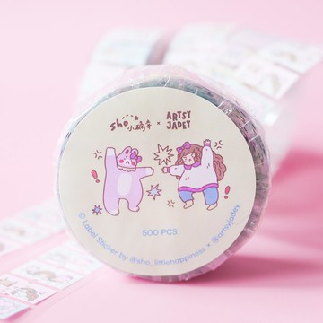 Angry Besties 閃亮貼紙 | 與 Artsy Jadey 聯名合作