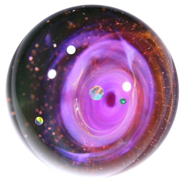 63mm 宇宙玻璃球擺設 no.M289