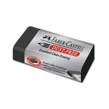 【Faber-Castell】2B 考試塑膠擦 黏屑 /顆 187227(新多角設計)