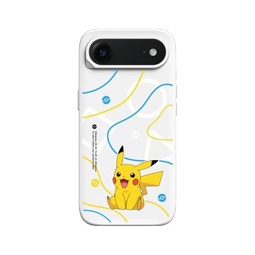 iPhone Air SolidX 白 - 寶可夢 Pokemon - 幾何系列-皮卡丘