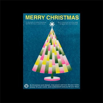 Riso Museum 聖誕卡 聖誕樹 - 光束