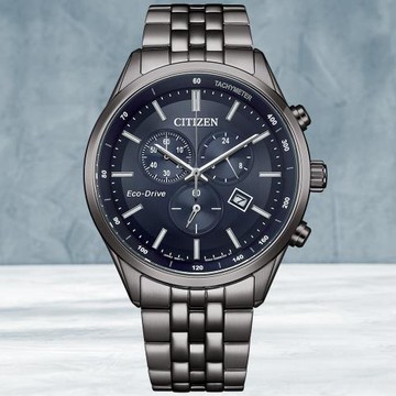 CITIZEN星辰 GENTS系列 亞洲限定款 光動能計時腕錶 AT2577-57L