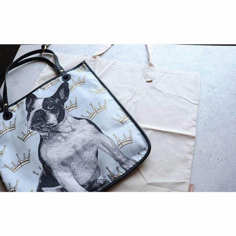 フレンチブルドック ゴブラン織りベルプル アメリカン フレンチ