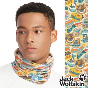 【Jack Wolfskin 飛狼】吸濕排汗百變魔術頭巾『野營探險』