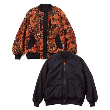 CHUMS 女 Recycle Chumley Fleece Reversible Jacket雙面刷毛外套 Leaf & Tree-CH141366Z291