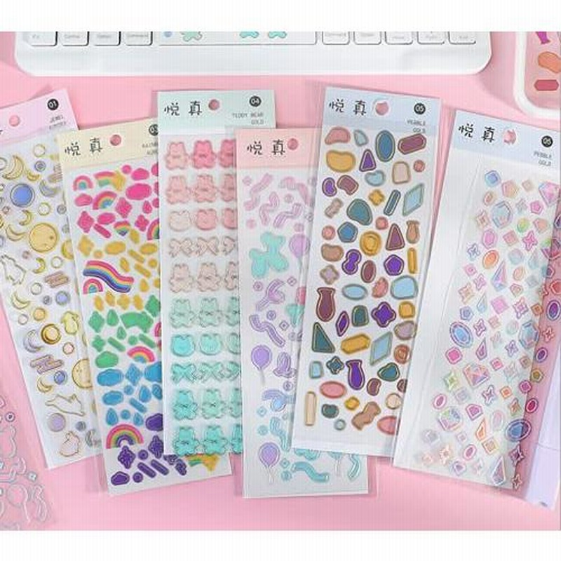 手帳 シール かわいい ５シート枚 セット 手帳シール デコシール キラキラ デコ ステッカー シール 手帳 飾り 可愛い 通販 Lineポイント最大0 5 Get Lineショッピング