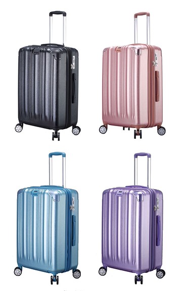 限時 滿3千賺10%點數↘ | ~雪黛屋~Enjog 18.25.29寸旅行箱PC防刮進口背面隱藏杯架ABS密碼鎖防盜拉鍊360度雙飛#3326