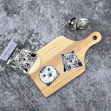 防水貼紙-雪鴞貓頭鷹